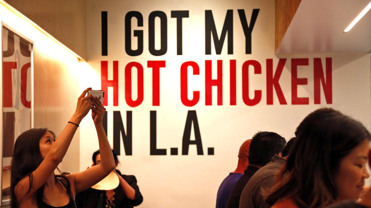 Howlin' Rays Hot Chicken is a popular spot at Far East Plaza.