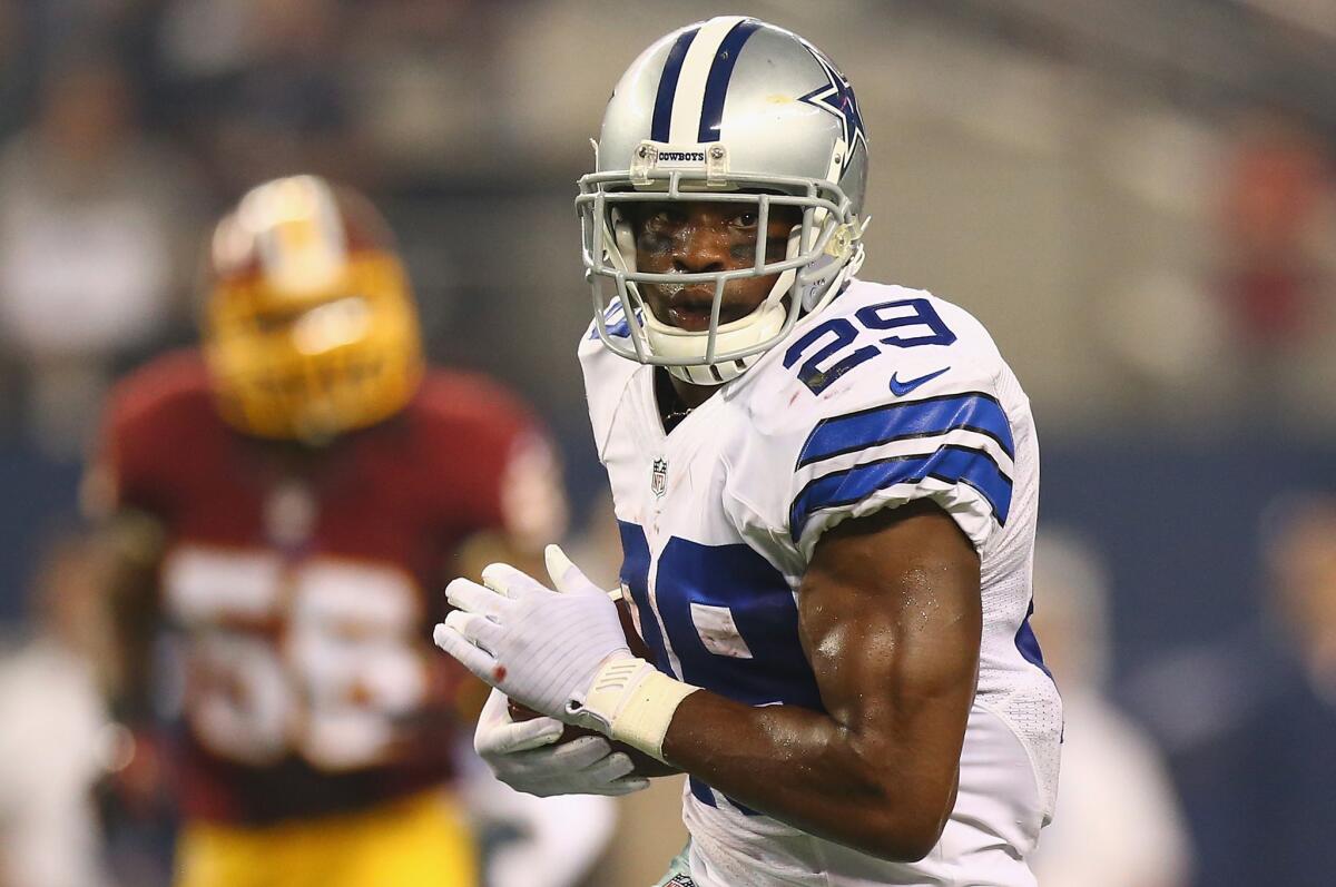 Dallas running back DeMarco Murray has 1,054 yards through eight games, which puts him on pace for three yards more than the record 2,105 Eric Dickerson ran for in 1984.