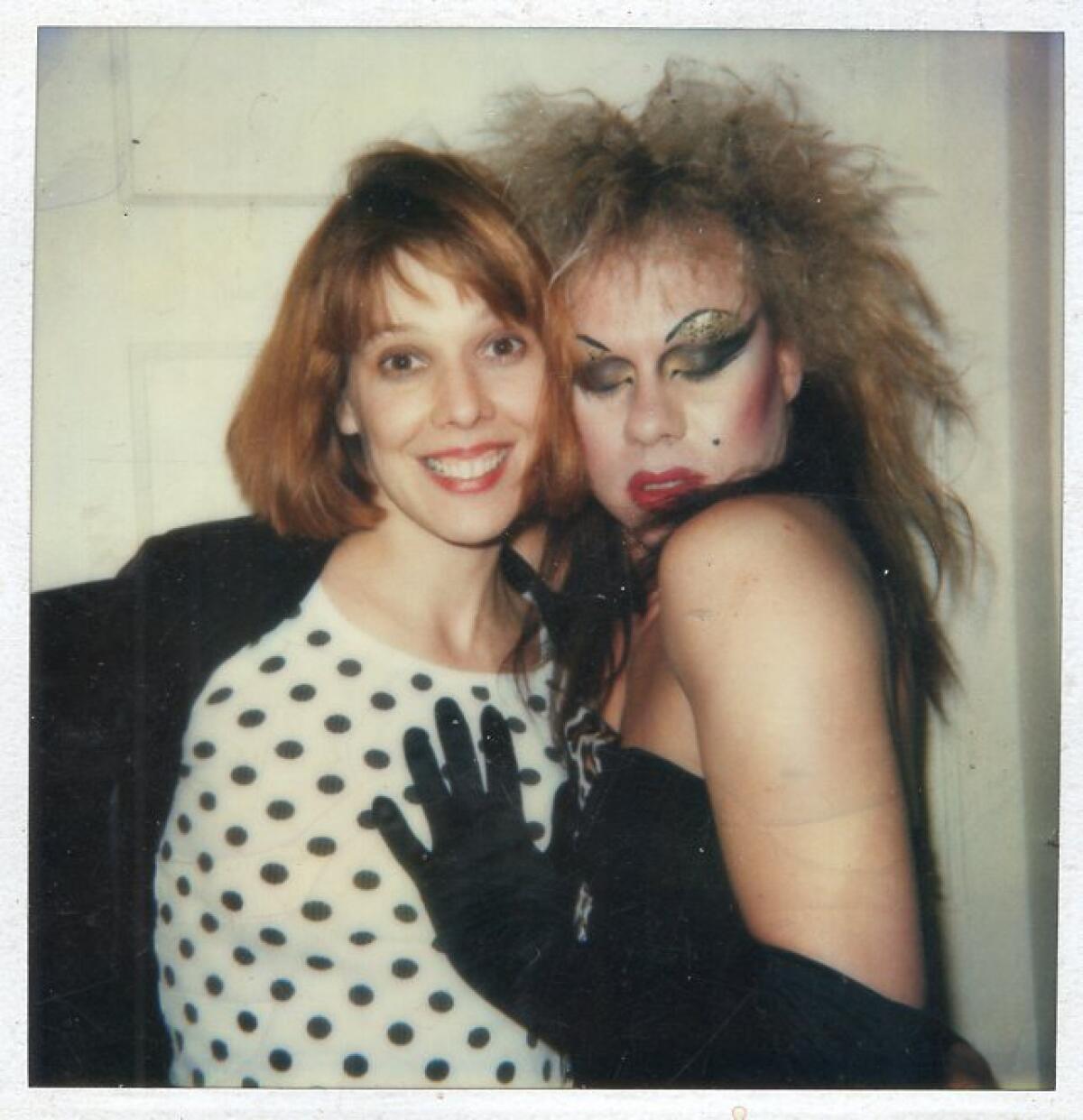 Heather McAdams with Bradley Harrison Picklesimer, the subject of her 1988 film "Meet . . . Bradley Harrison Picklesime."