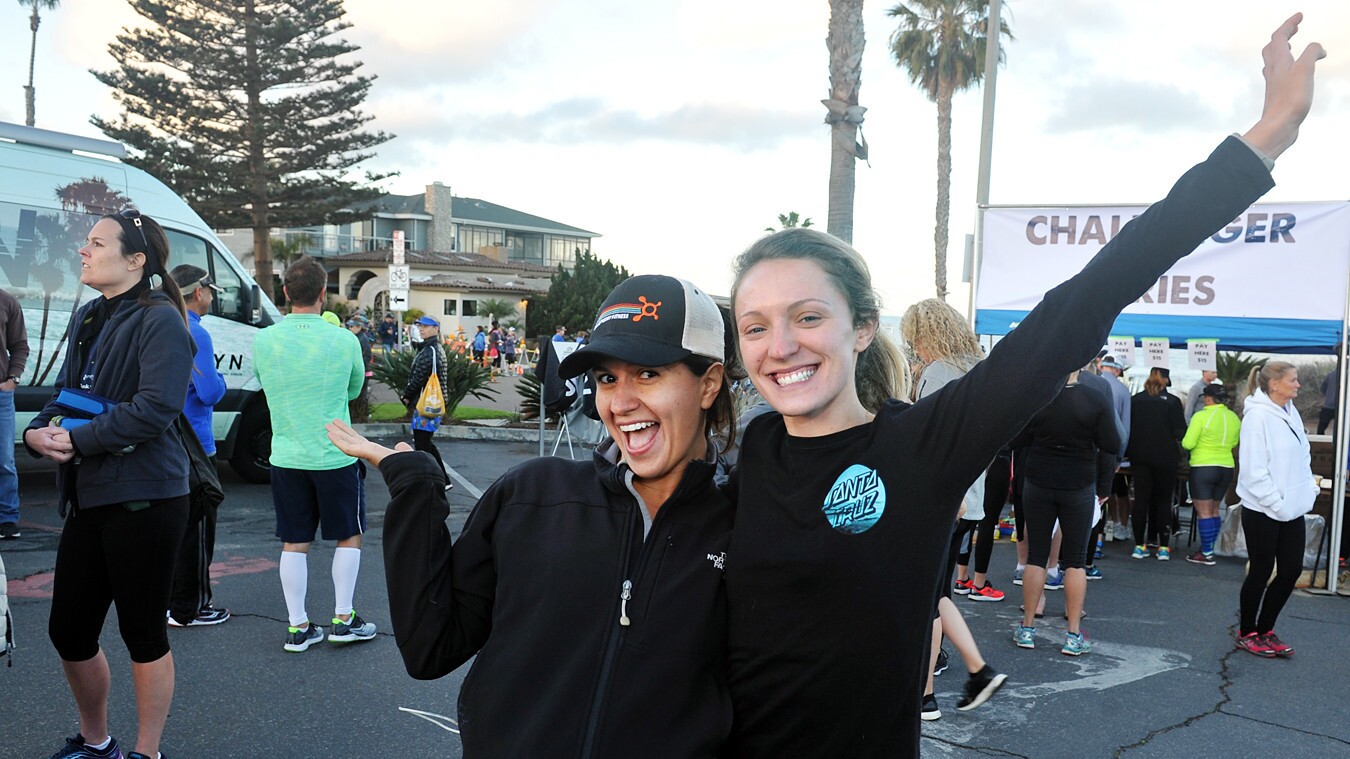 Lucky runners got to soak up the oceanfront views at the Encinitas Half Marathon on Sunday, March 4, 2018.