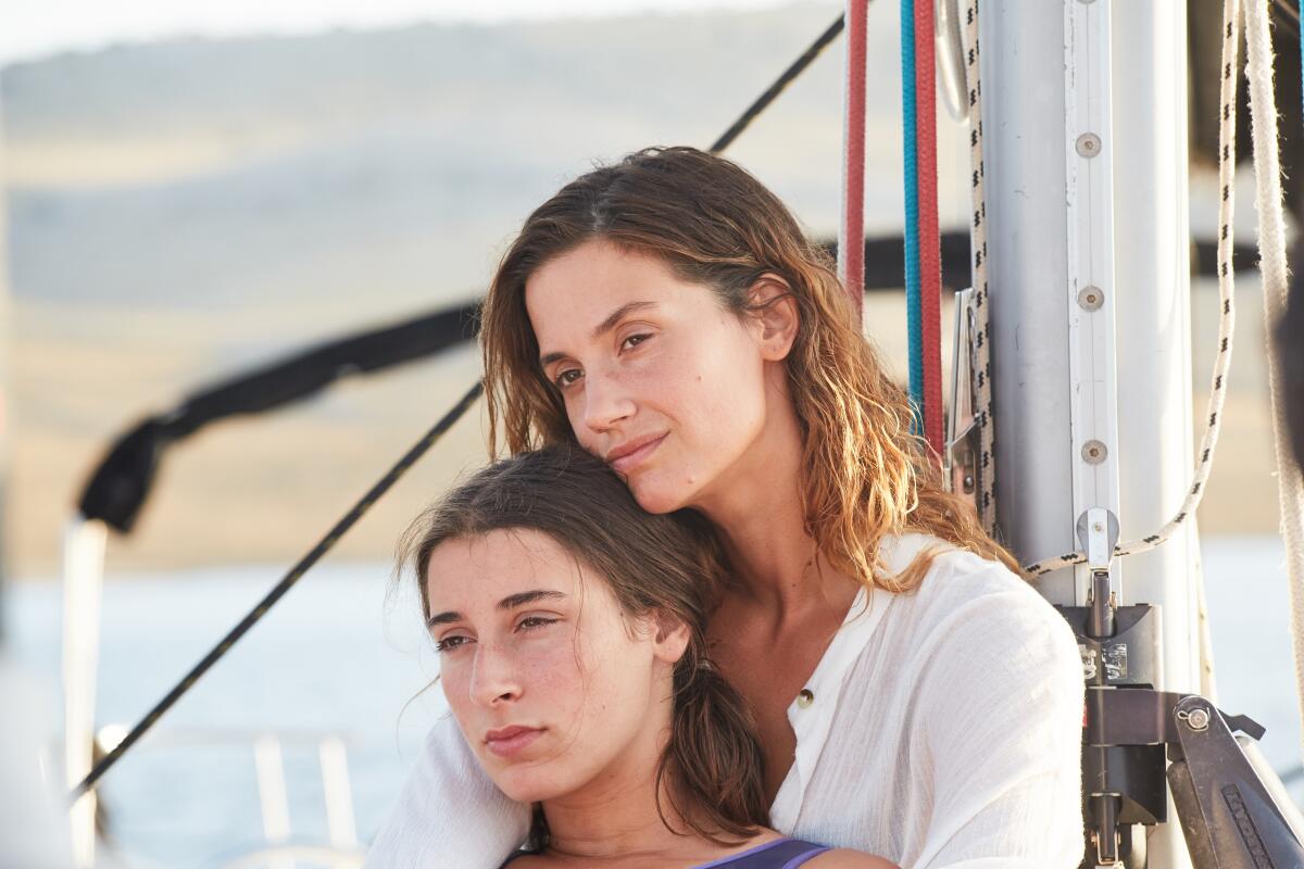 Gracija Filipović and Danica Čurčić in the movie "Murina."