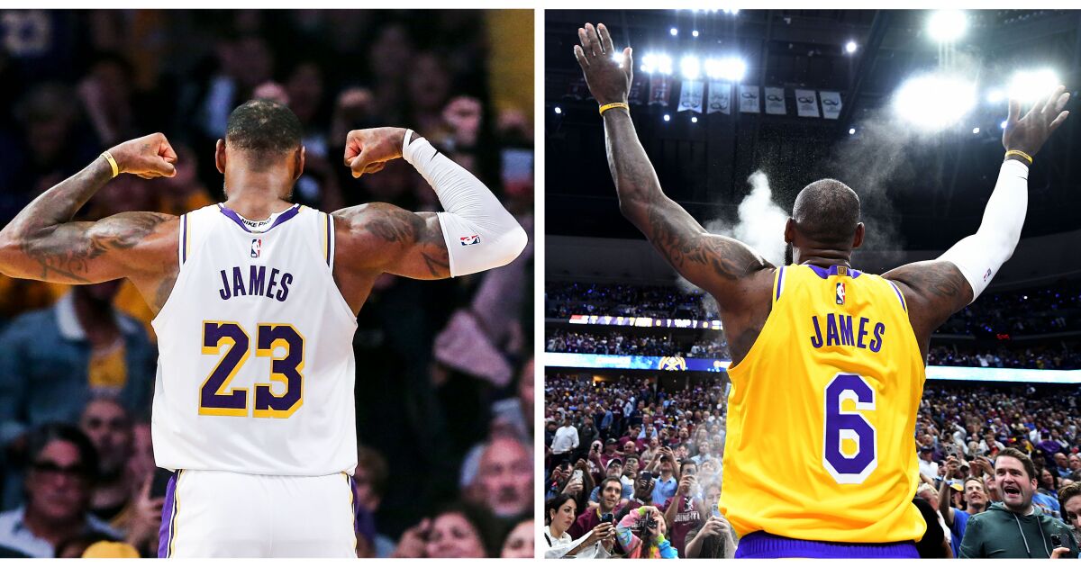 Will Lakers give LeBron James the Kobe treatment and retire both numbers when he hangs it up?