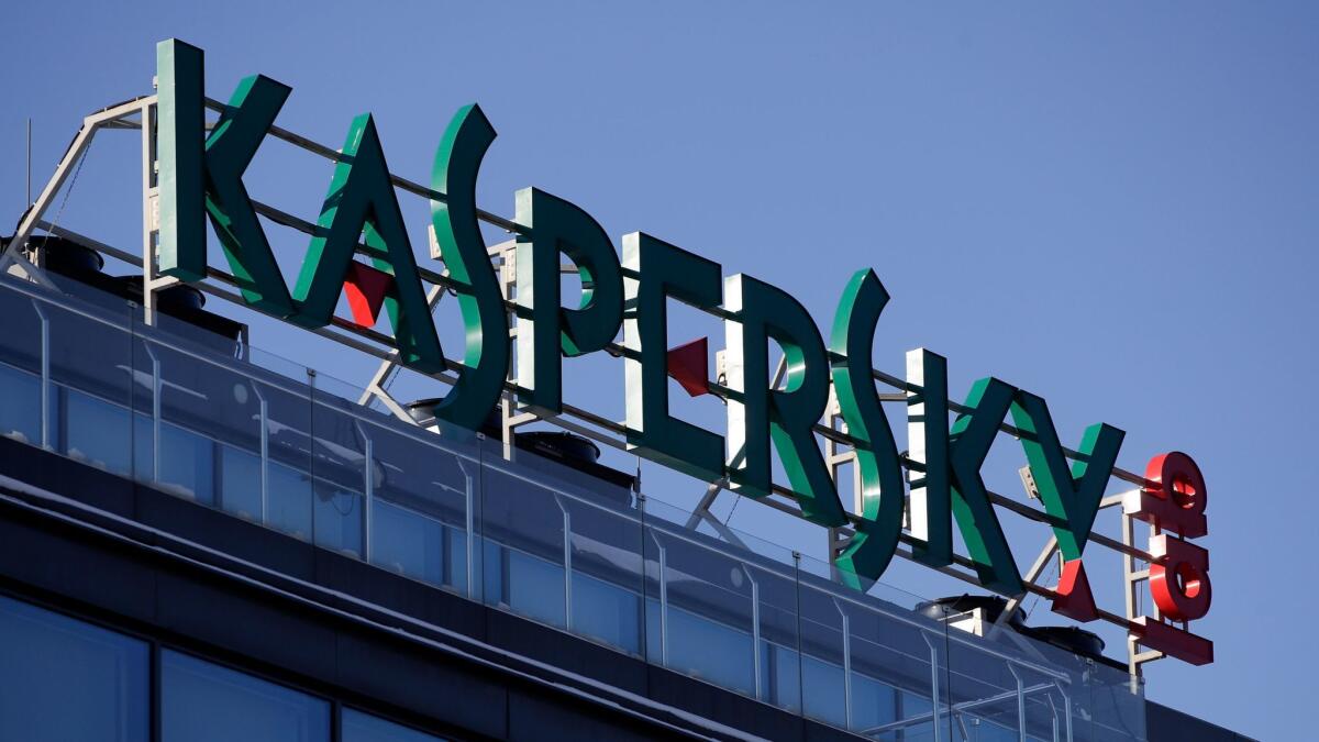 Antivirus software maker Kaspersky Labs has headquarters in Moscow.