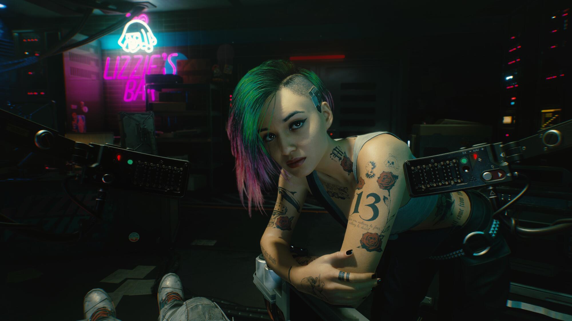 A screenshot from 'Cyberpunk 2077."