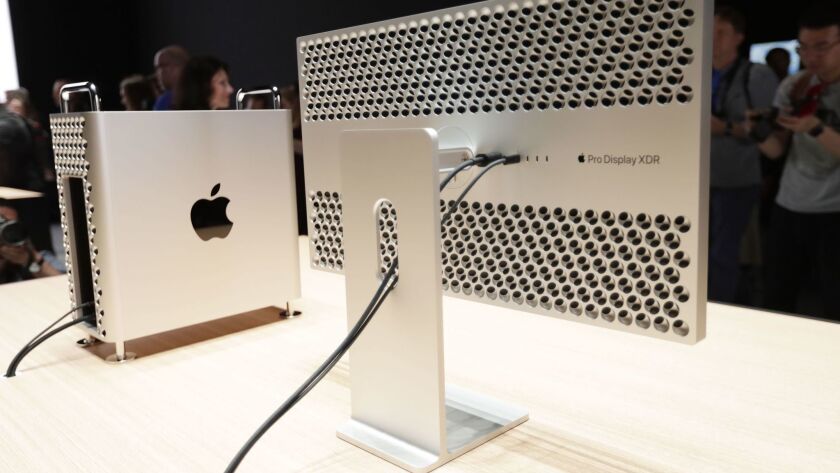 The Apple Mac Pro on display at the Apple World Wide Developers Conference in San Jose on June 3.