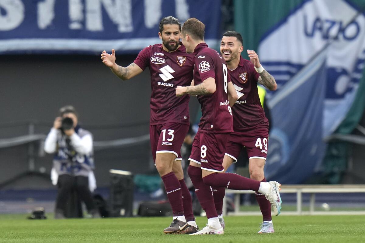 Torino goes back-to-back with win at Salernitana