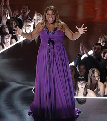 Who gave Queen Latifah a Red Bull?