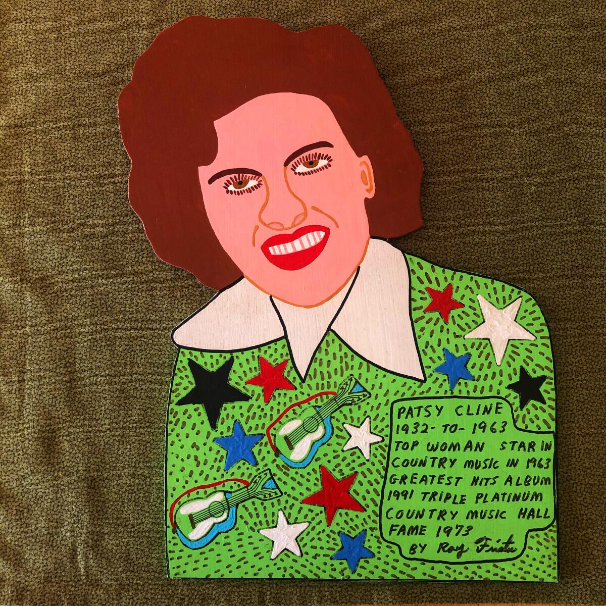 Portrait of Patsy Cline, acquired in Mississippi, 1998.