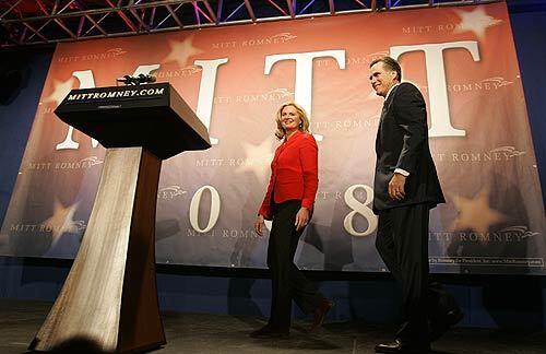 Romney and wife