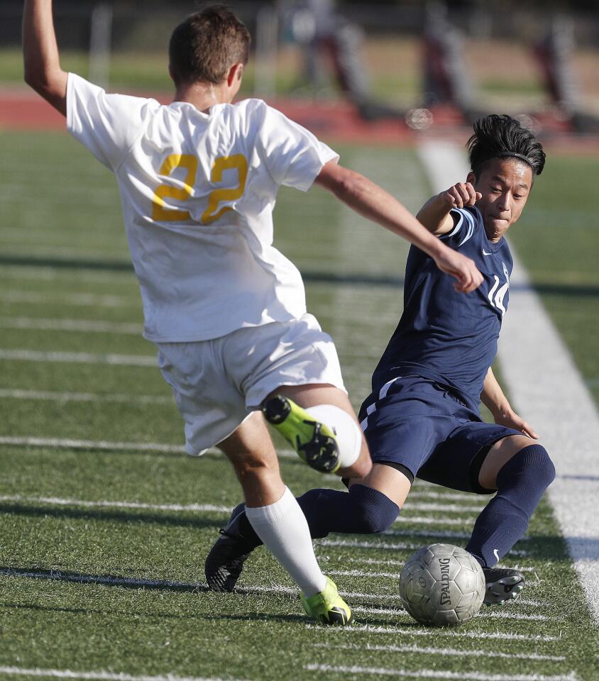 Photo Gallery: Crescenta Valley boys' soccer in tough CIF Divsion III first round game against Brea Olinda