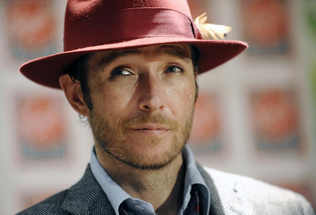 Scott Weiland, former frontman for the Stone Temple Pilots, is shown in 2008. The rocker was found dead Thursday while on tour with his new band, the Wildabouts, in Minnesota.