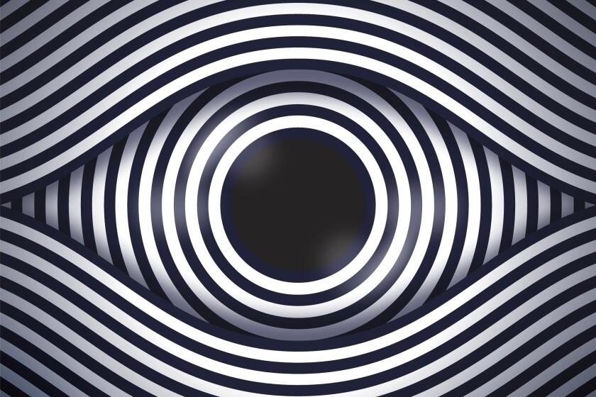 graphic depiction of an eye, using lines