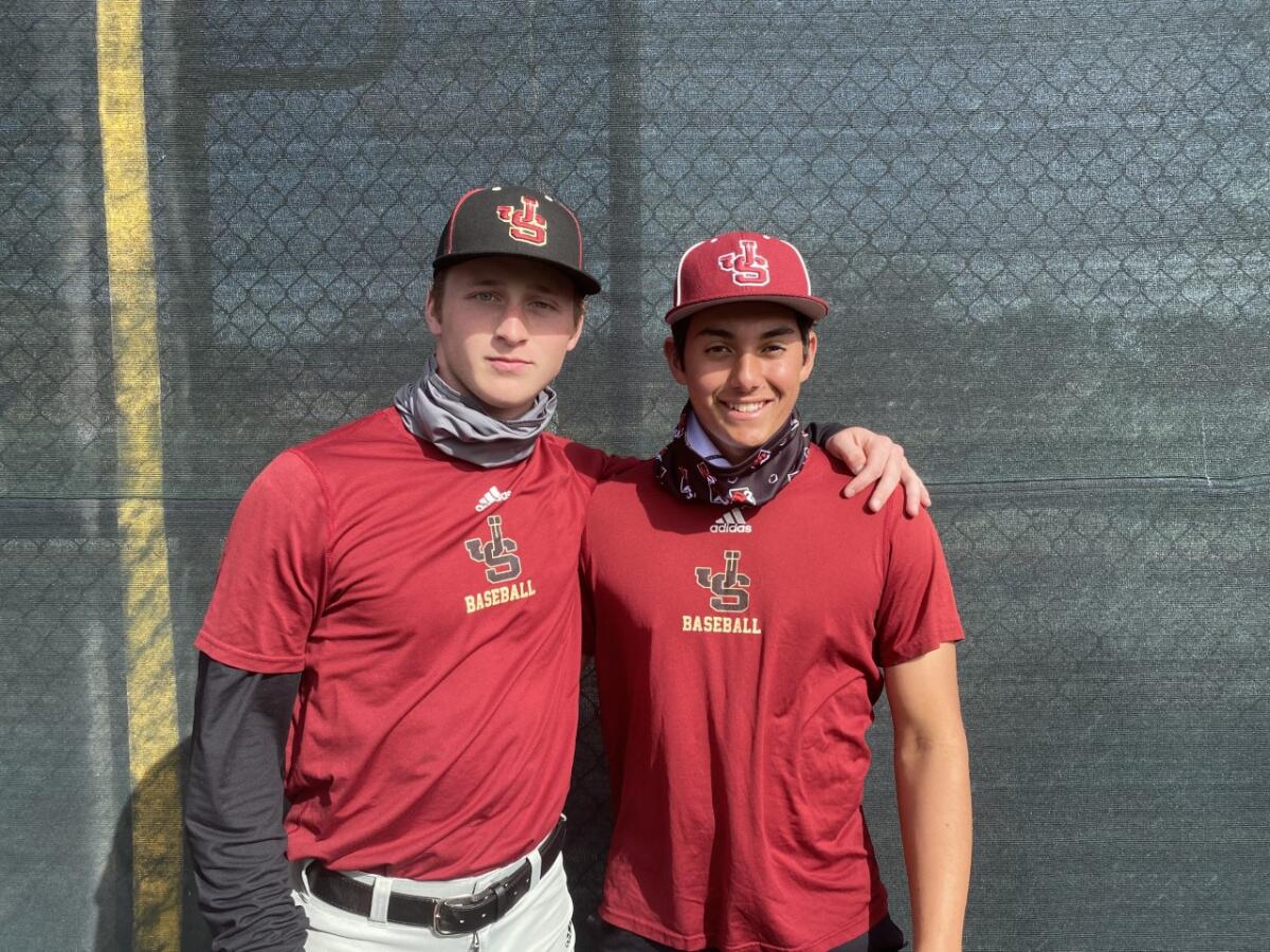 Shortstop Cody Schrier and pitcher Gage Jump, who have signed with UCLA, are top players for JSerra's baseball team.