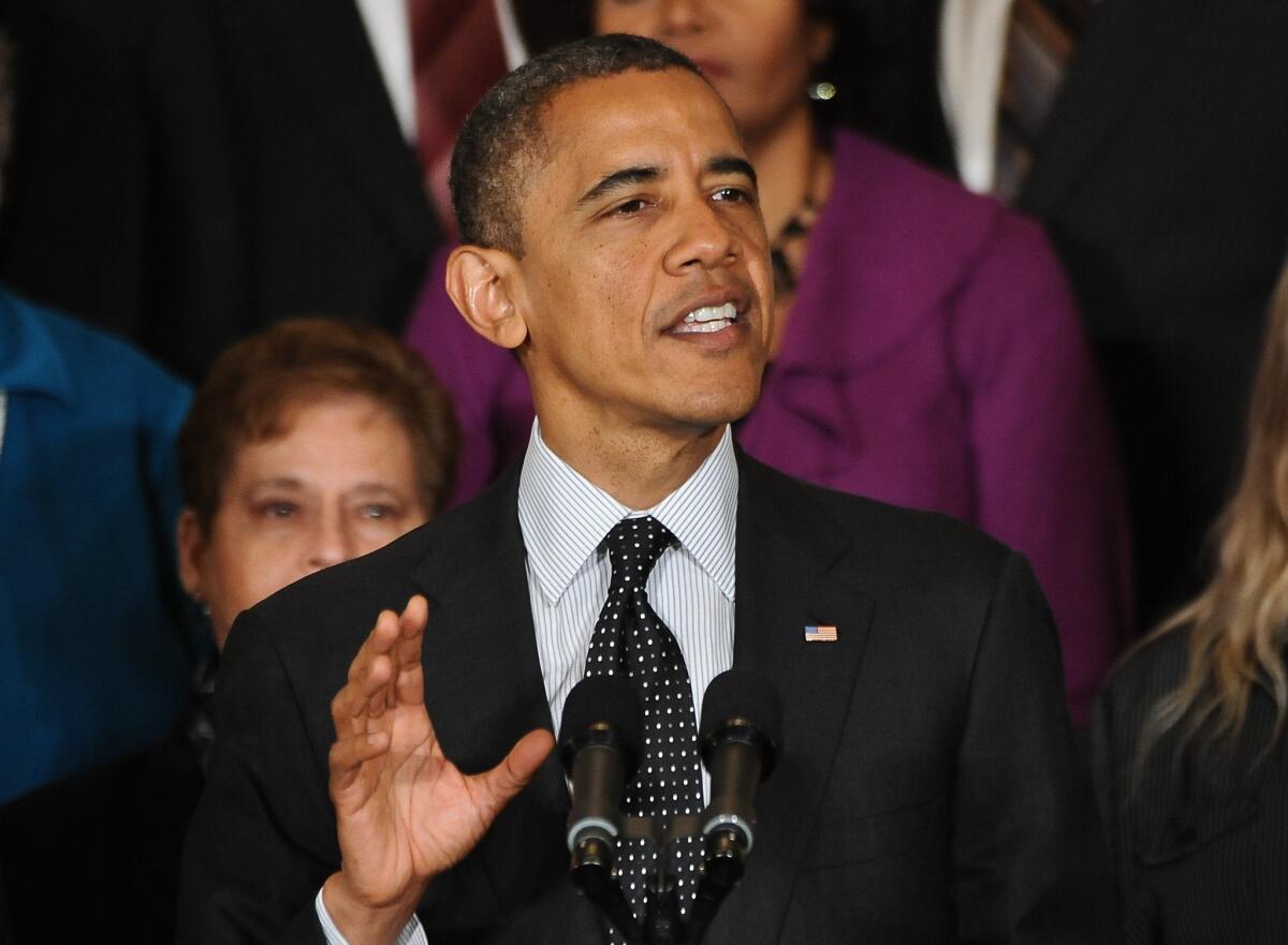 What¿s missing from President Obama¿s reported cabinet picks? For one thing, there are no Republicans. Above: Obama speaks on the economy in the East Room of the White House on Nov. 9.