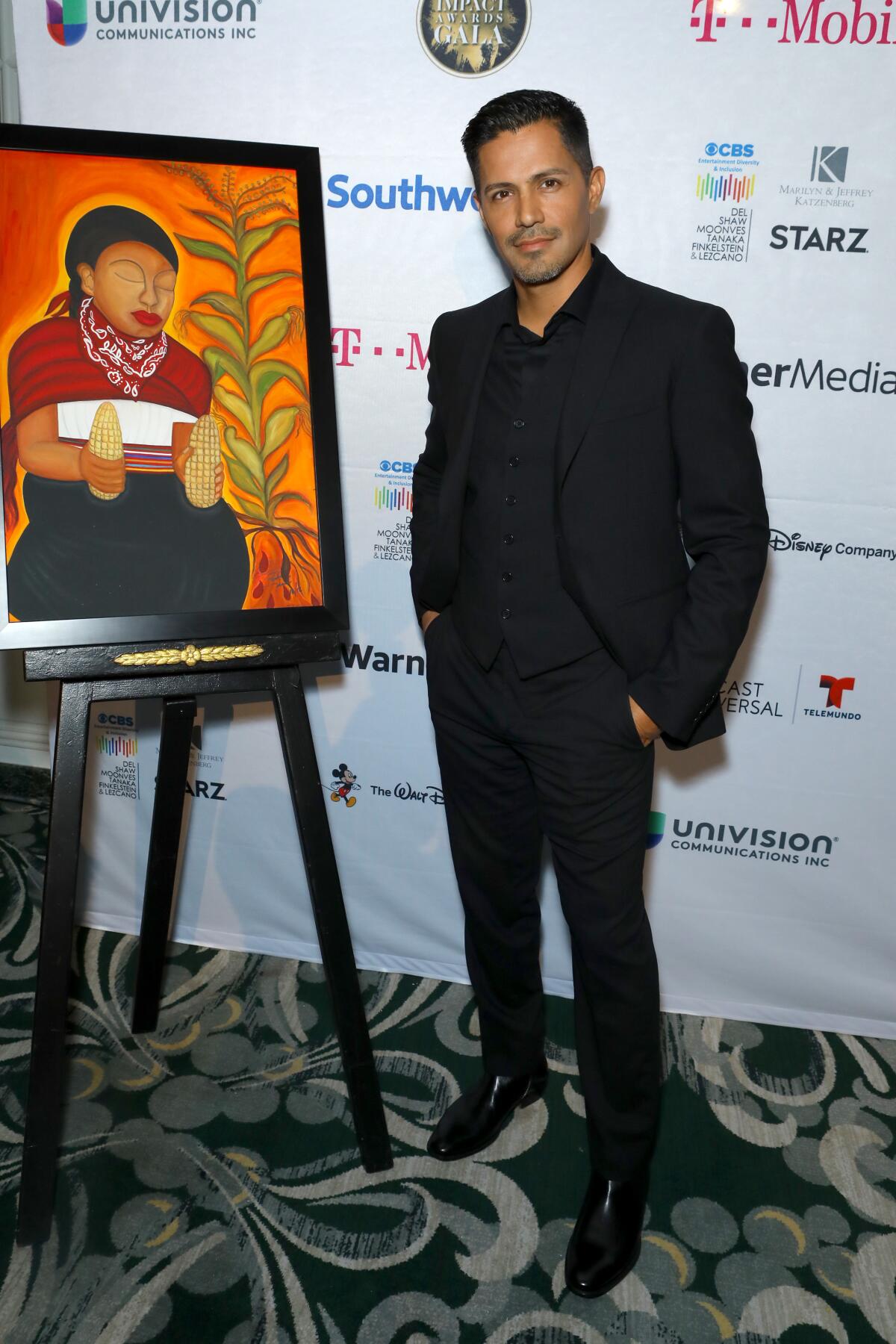 "Magnum P.I." star Jay Hernandez at the NHMC Impact Awards Gala