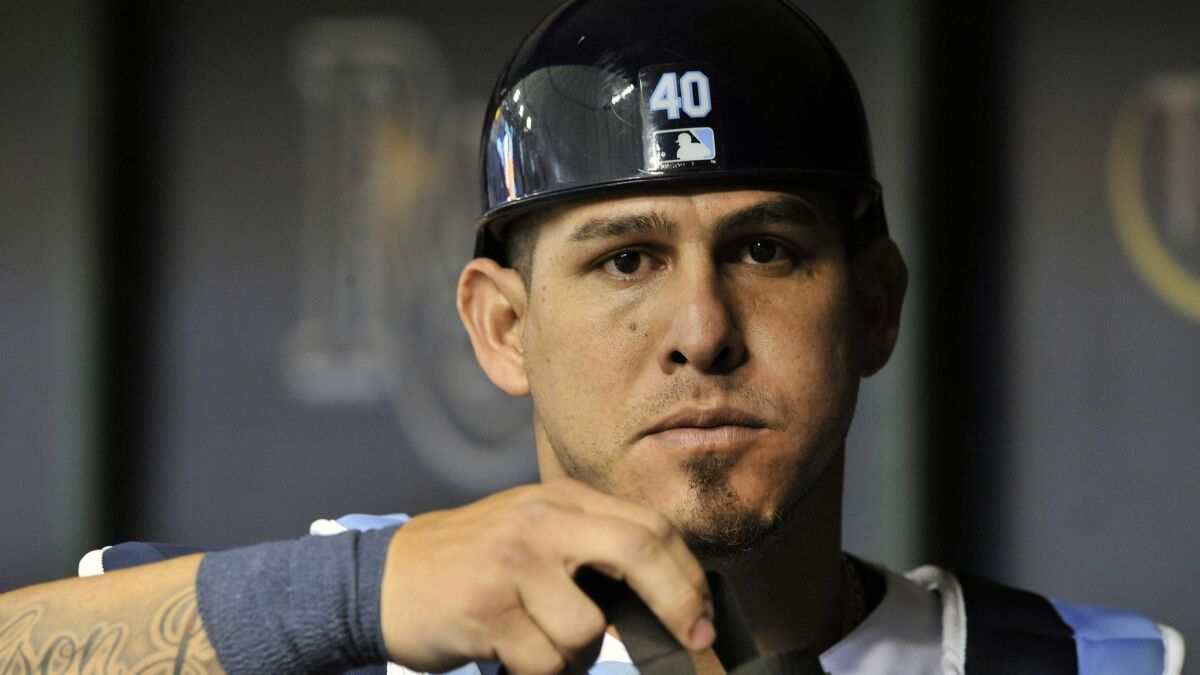 Injuries limited Wilson Ramos to 111 games last season between stints with Tampa Bay and Philadelphia.