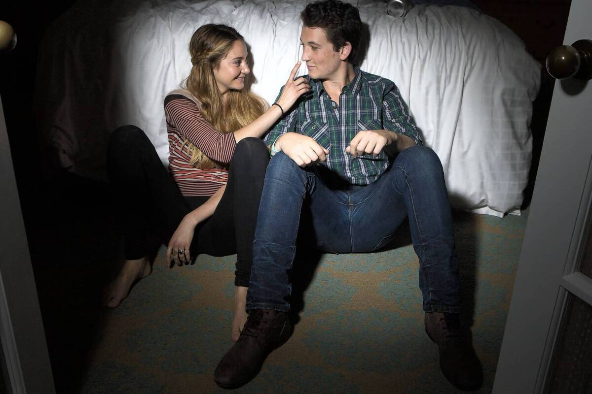 Shailene Woodley and Miles Teller star in the "Spectacular Now."