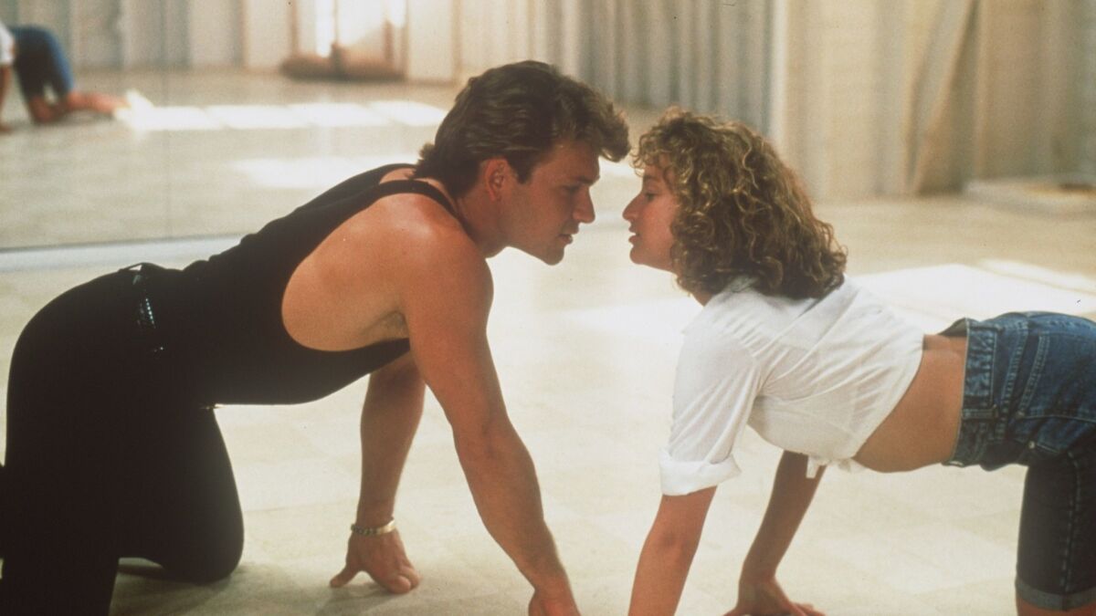 Patrick Swayze and Jennifer Grey in the movie "Dirty Dancing."