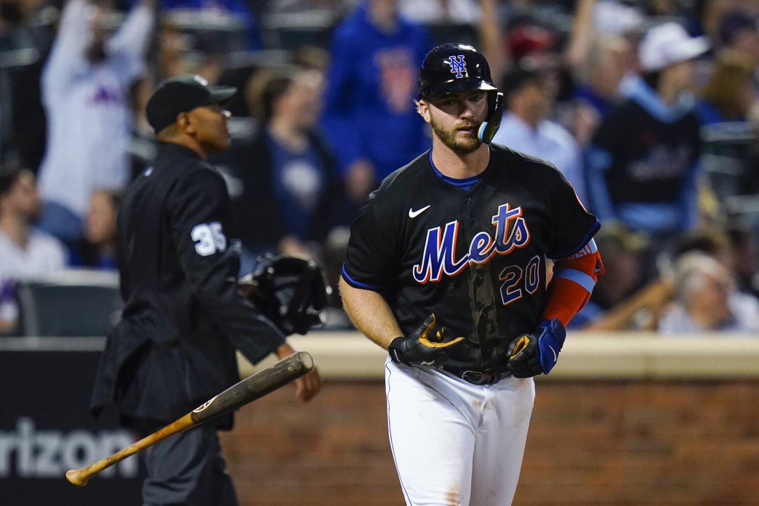 Pete Alonso on recent struggles at the plate and his error in the