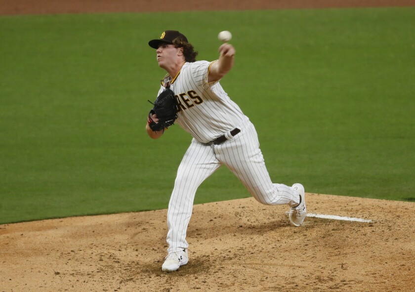 Ryan Weathers pitches against the Pittsburgh Pirates 