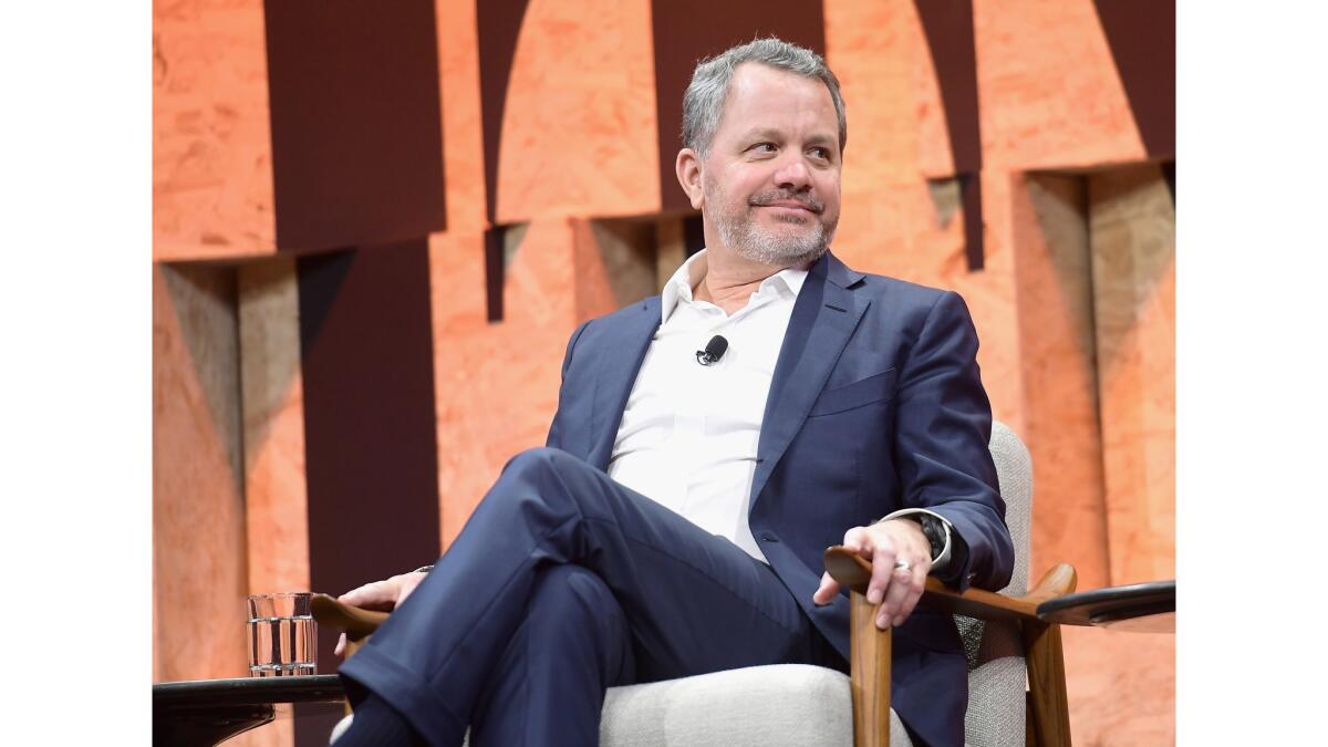 Bill McGlashan, the former managing partner of TPG Growth, seen here in 2017, is accused of bribery in the far-reaching college admissions scandal. Transcripts indicate he didn't want his son to know about his plans.