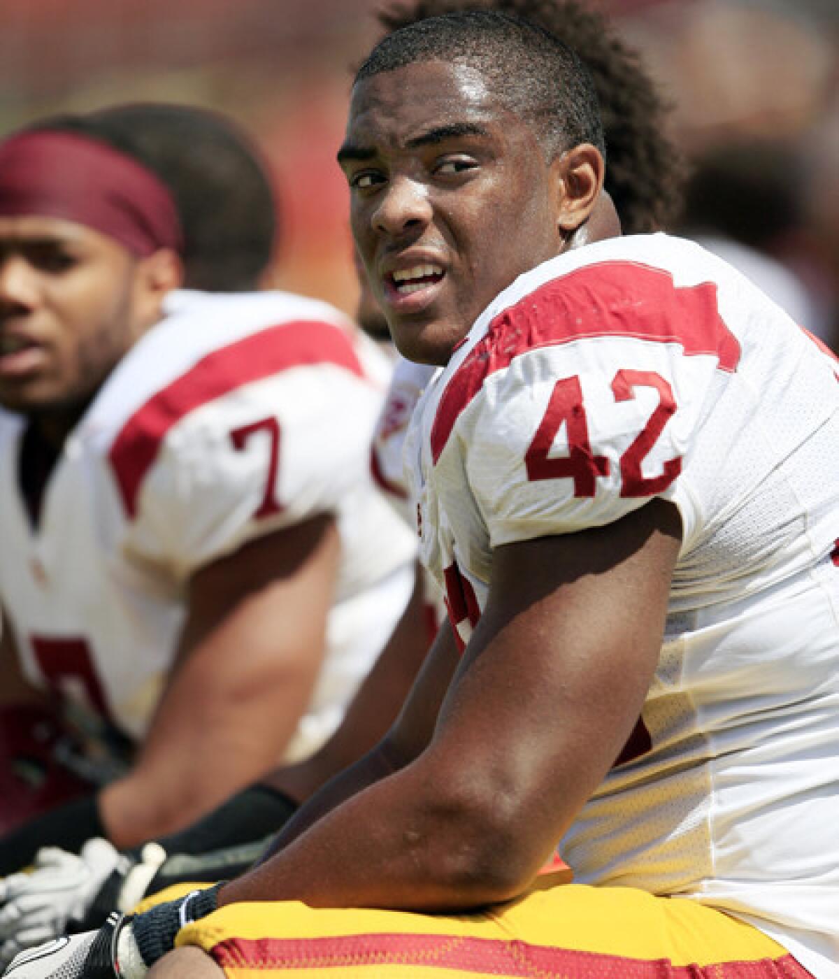 Devon Kennard will be moving to a new hybrid position this season for the Trojans' defense.