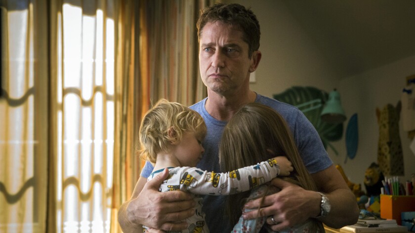 Gerard Butler Is A Big Miss In Overbearing And Treacly Drama A Family Man Los Angeles Times