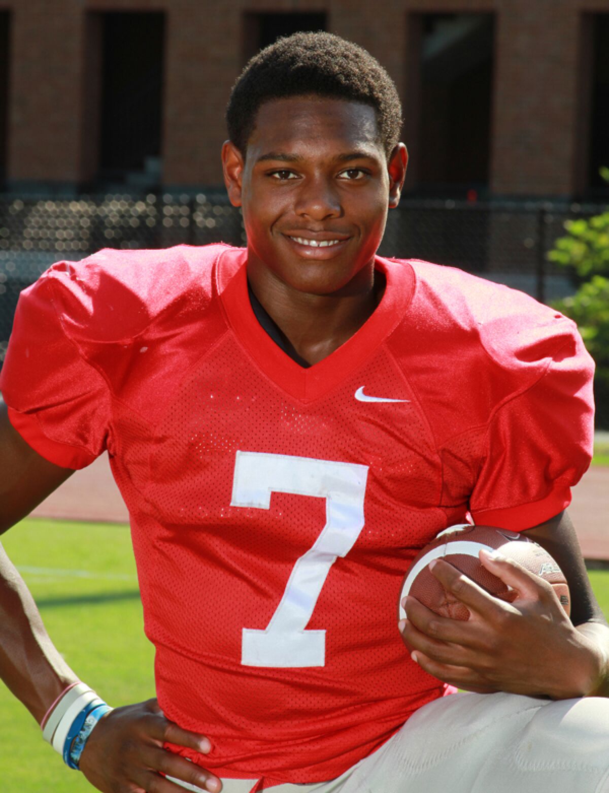Rams cornerback Jalen Ramsey during his playing days at Brentwood Academy in Brentwood, Tenn.