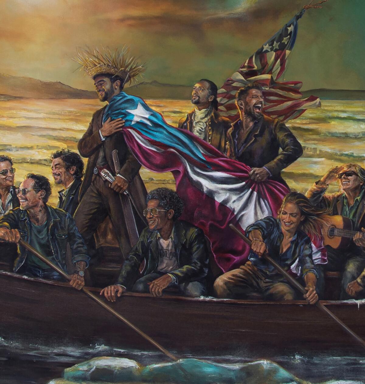 बैड बन्नी ने इस सप्ताह के अंत में एक प्रतिष्ठित अमेरिकी पेंटिंग: एलए कला और संस्कृति में वाशिंगटन का स्थान ले लिया है