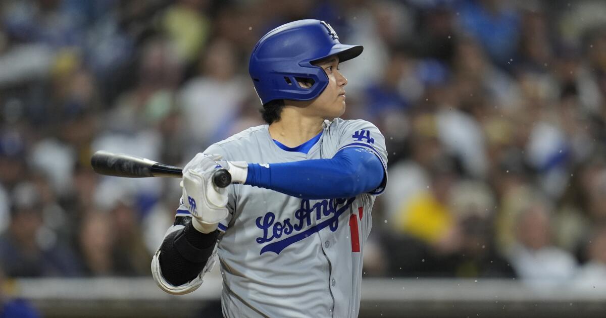 Shohei Ohtani musste aufgrund von Rückenproblemen aus der Aufstellung der Dodgers ausscheiden