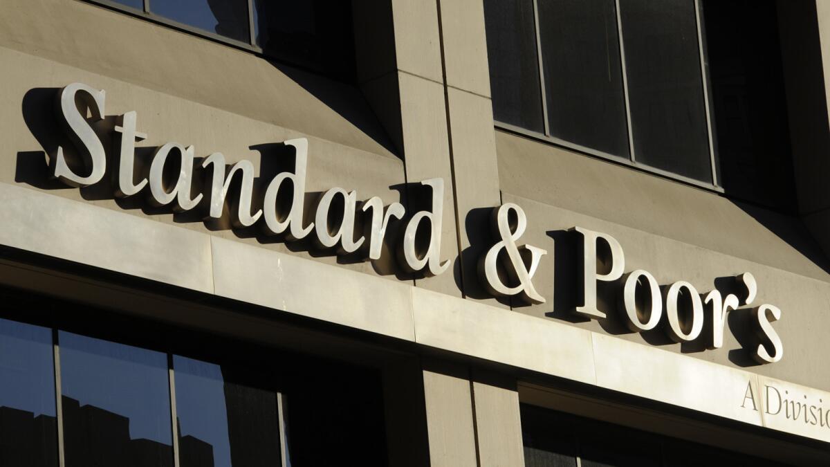 Standard & Poor's rating agency in New York.