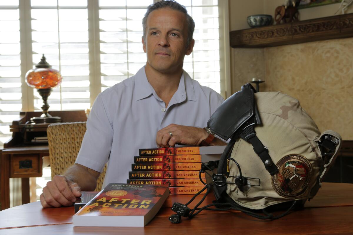 Marine Corps veteran Dan Sheehan at his Encinitas home.