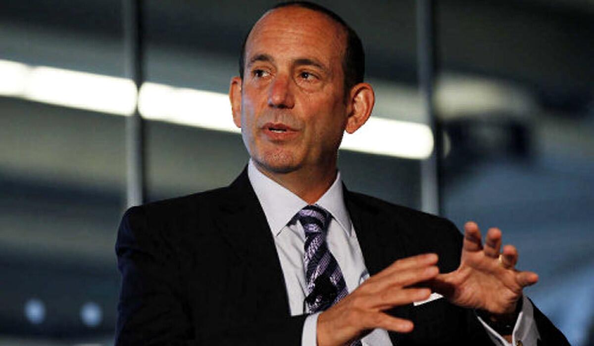 Major League Soccer Commissioner Don Garber has come to the defense of his league.