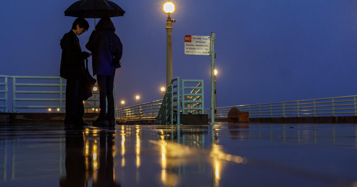 Back to back storms suffered in the Los Angeles area Back to back storms suffered in the Los Angeles area