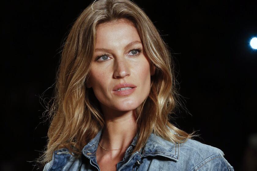 Gisele Bundchen, shown during fashion week in Sao Paolo, Brazil, in November, was taking her last professional runway walk in that same city on Wednesday.