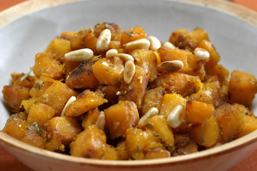 An herb paste and lemon add sizzle. Recipe: Caramelized winter squash
