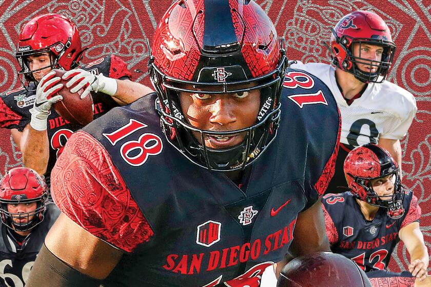 Cade Bennet, Mark Redman, Jalen Mayden, Cody Moon and Jack Browning are among the Aztecs to watch this season.