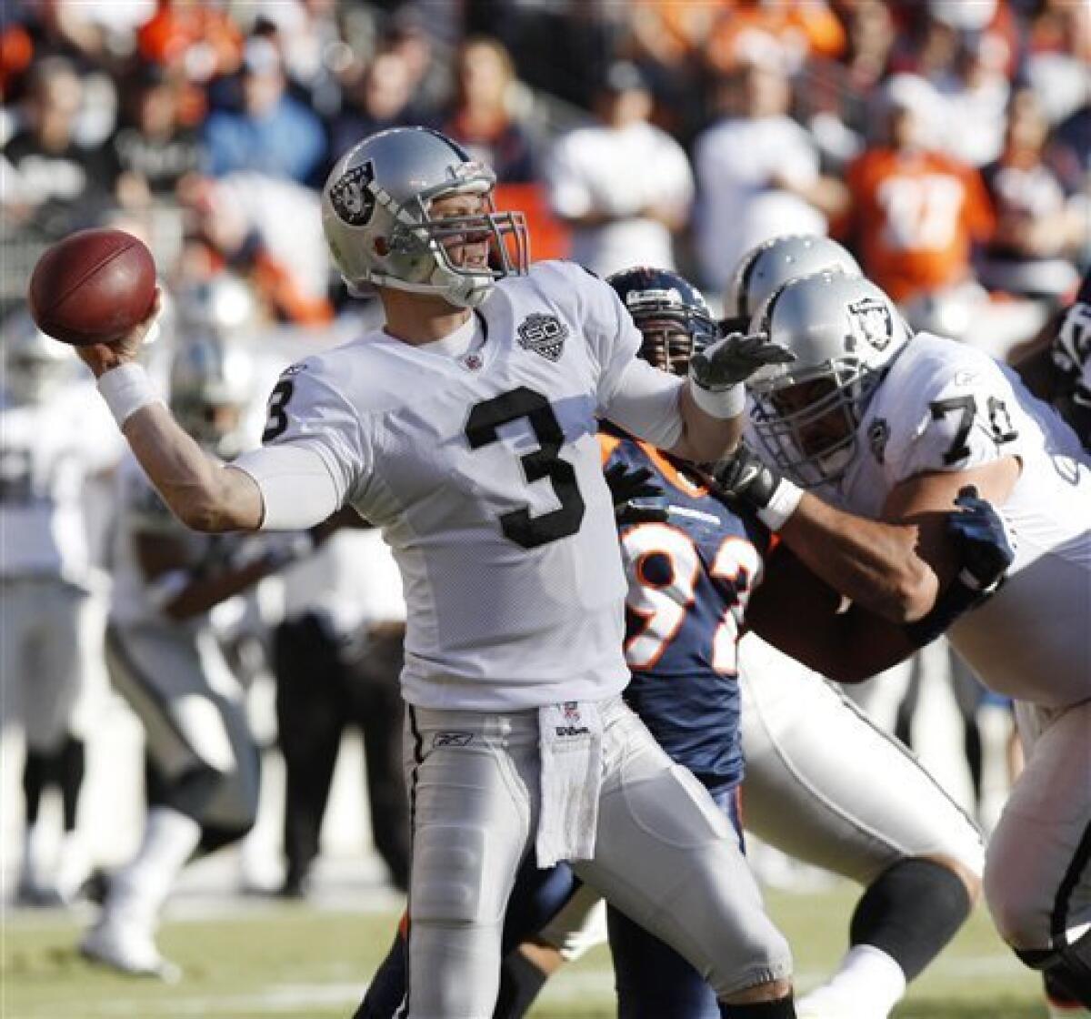 Raiders QB Charlie Frye will start against Browns Sunday