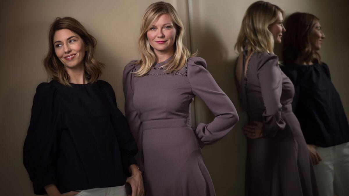 Sofia Coppola, left, and Kirsten Dunst worked together again on "The Beguiled."