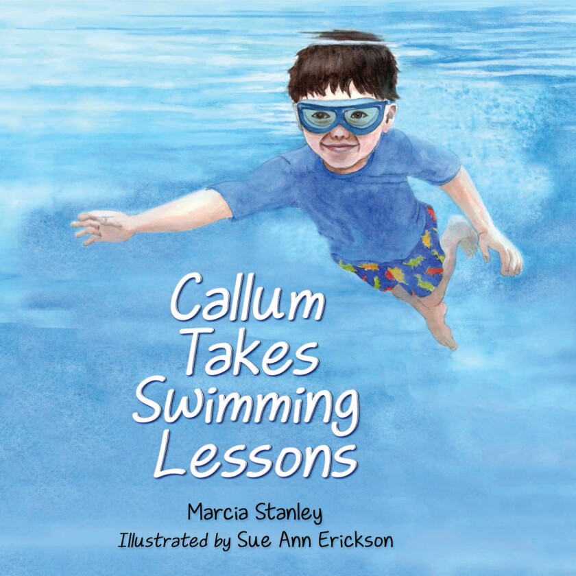 The "Callum Takes Swimming Lessons" book.