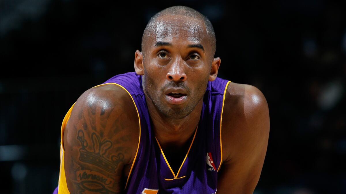 Lakers star Kobe Bryant appeared in a couple of television commercials last week.