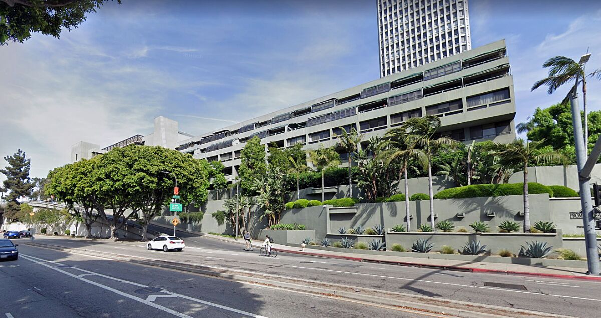 The full-service Promenade West building in downtown Los Angeles.