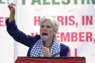 Green Party presidential candidate Jill Stein speaks during a rally at Union Park during the Democratic National Convention Wednesday, Aug. 21, 2024, in Chicago. (AP Photo/Alex Brandon)