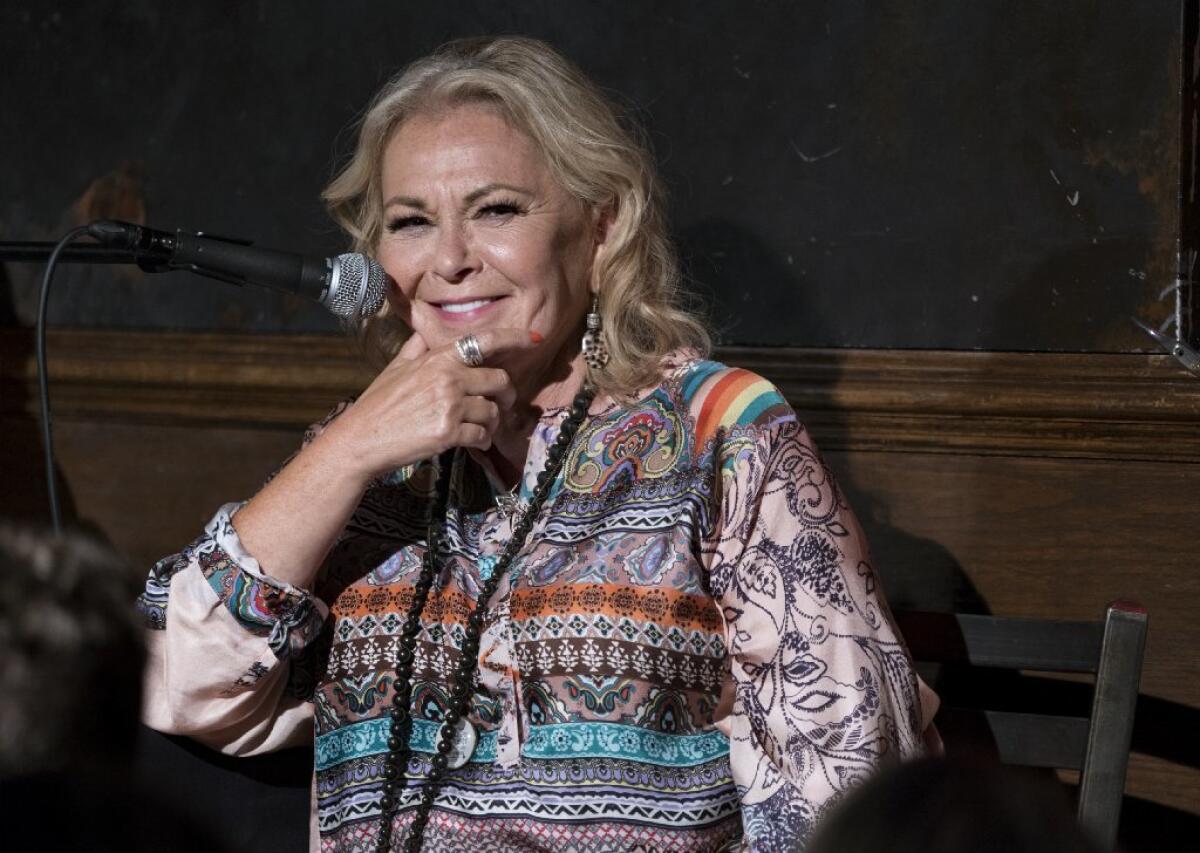 Roseanne Barr says she is leaving California, where she has lived for decades.