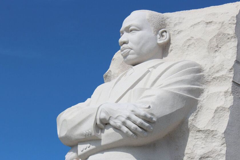 The Martin Luther King, Jr. memorial on the National Mall in Washington, D.C. (Ellen Creager/Detroit Free Press/TNS) ** OUTS - ELSENT, FPG, TCN - OUTS **