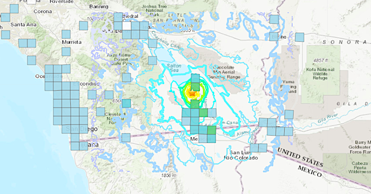 4 9 Earthquake Near Salton Sea Produces Light Shaking In San Diego County The San Diego Union Tribune