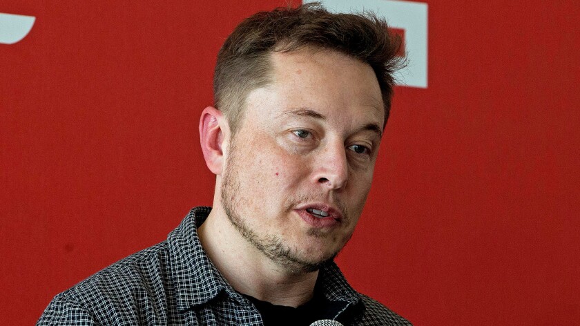 Tesla Motors Inc. CEO Elon Musk in July.