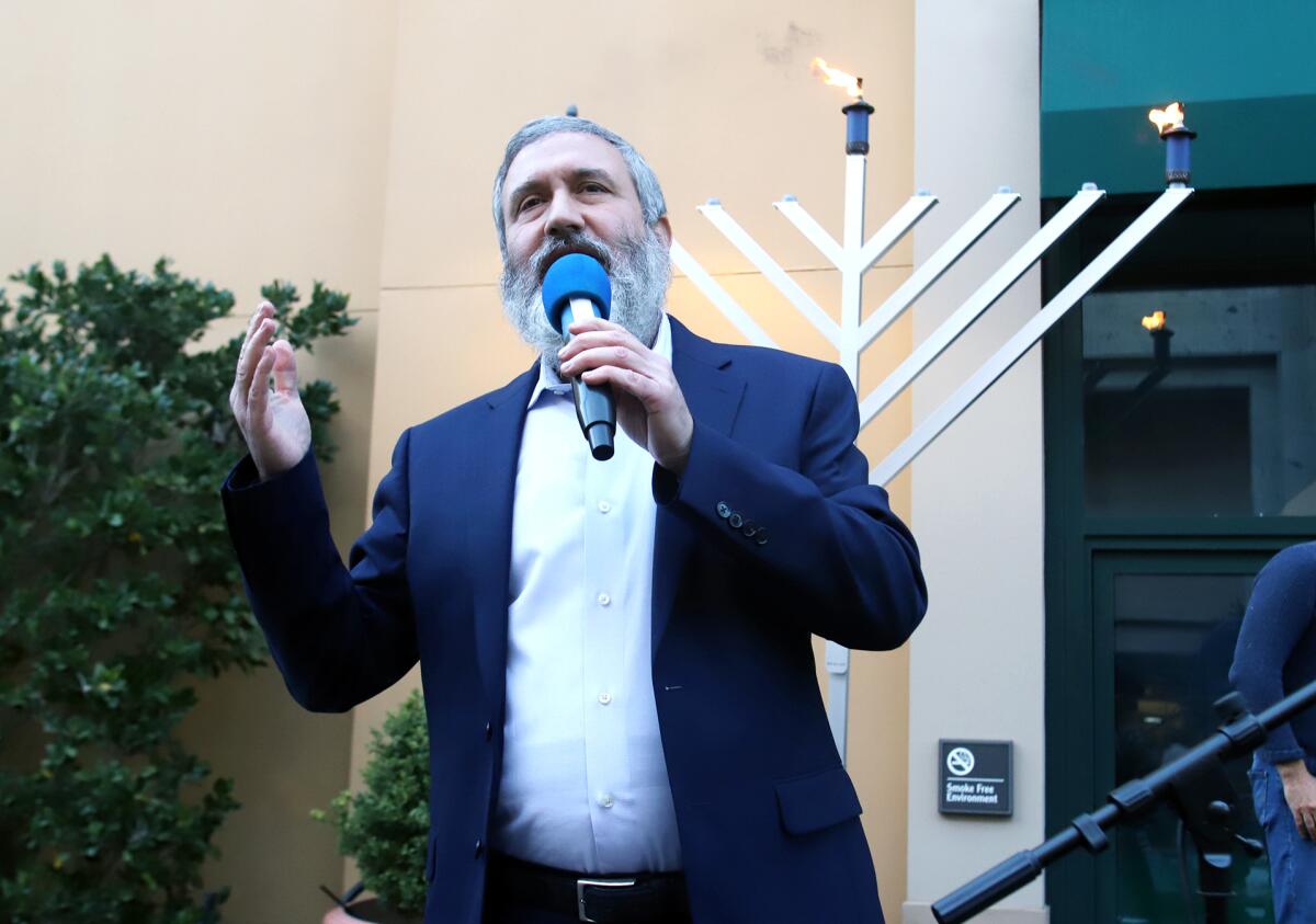 Rabbi Reuven Mintz of the Chabad Center for Jewish Life in Newport Beach.