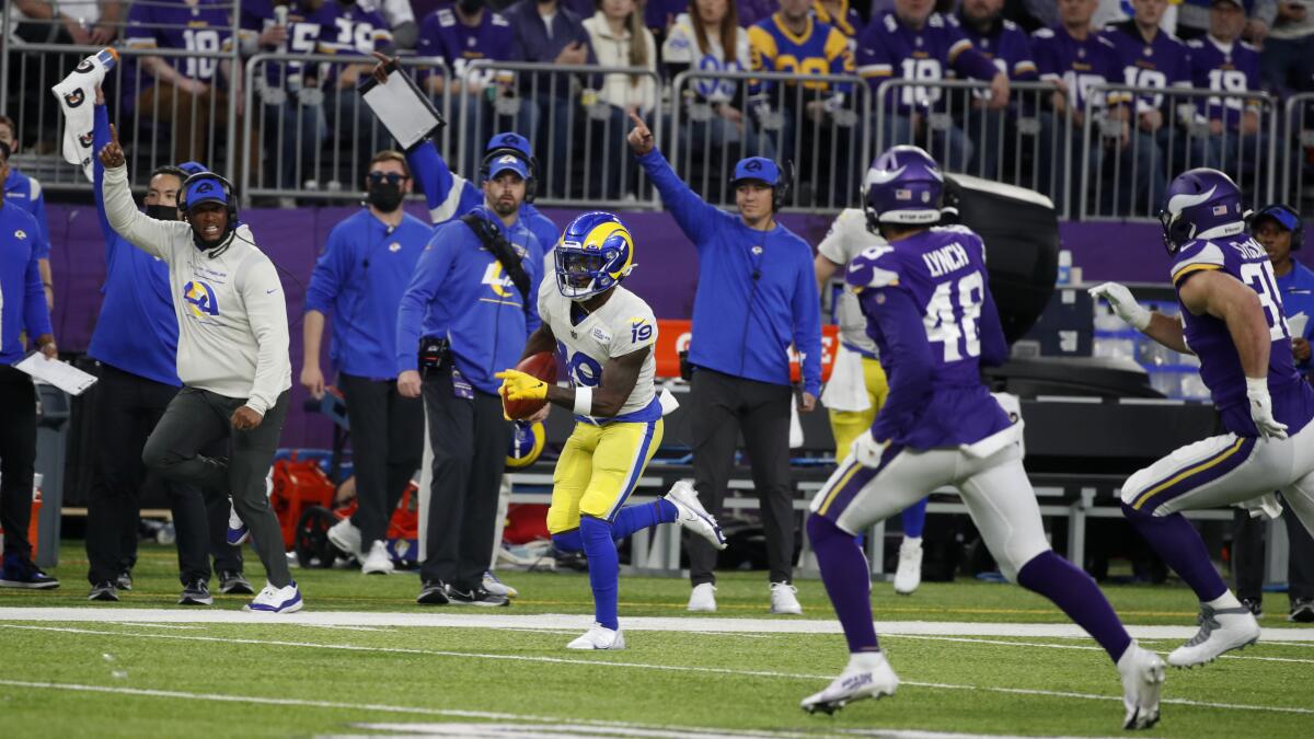 Brandon Powell helps Rams return to playoffs in win over Vikings