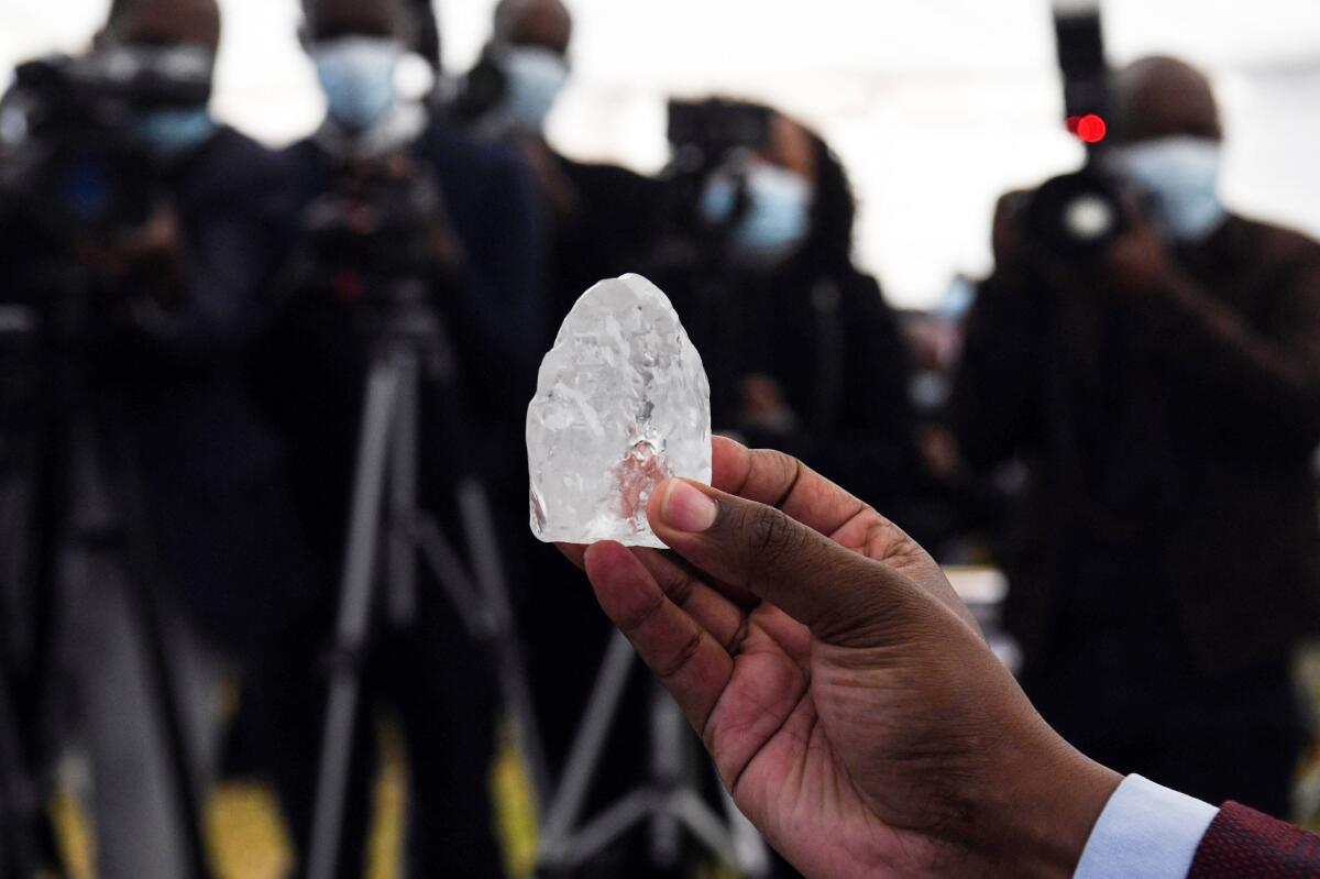 1,098-carat diamond discovered in Botswana